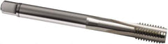 Guhring - M16x1.50 Metric Fine 6H 3 Flute Bright Finish Cobalt Straight Flute Machine Tap - Modified Bottoming, Right Hand Thread, 100mm OAL, D4/D5 Limit, Oversize - All Tool & Supply