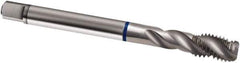 Guhring - 1-12 UNF 4 Flute 2B Modified Bottoming Spiral Flute Tap - Cobalt, Bright Finish, 140mm OAL, Right Hand Flute, Right Hand Thread, H6/H7, Series 2867 - All Tool & Supply