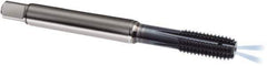 Guhring - M10x1.50 Metric 6HX D10/D11 Thread Limit Modified Bottoming Thread Forming Tap - Powdered Metal High Speed Steel, AlCrN Finish, 100mm OAL, Series 1717 - All Tool & Supply