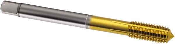 Guhring - 3/4-16 UNF 2BX H10/H11 Thread Limit Modified Bottoming Thread Forming Tap - Cobalt, TiN Finish, 110mm OAL, Series 1585 - All Tool & Supply