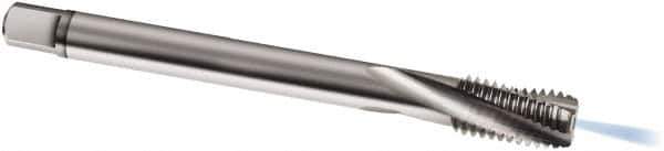 Guhring - M12x1.50 Metric Fine 3 Flute 6H Modified Bottoming Spiral Flute Tap - Solid Carbide, Bright Finish, 100mm OAL, Right Hand Flute, Right Hand Thread, D5/D6, Series 978 - All Tool & Supply