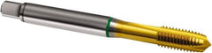 Guhring - M5x0.80 Metric, D3, 3 Flutes, Plug Chamfer, TiN Finish, Cobalt Spiral Point STI Tap - 6H Class of Fit, Series 1010 - Exact Industrial Supply