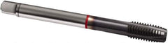 Guhring - M18x2.50 Metric, 4 Flute, TiCN Finish, Cobalt Spiral Point Tap - Plug Chamfer, Right Hand Thread, 125mm OAL, 6H Class of Fit, Series 1915 - Exact Industrial Supply