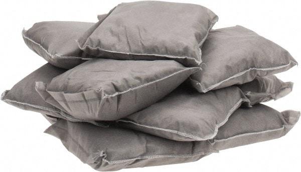 PRO-SAFE - 9 Inch Long x 9 Inch Wide x 2 Inch High, Gray Sorbent Pillow - 15 Gallon Capacity, Universal - All Tool & Supply