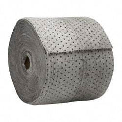 PRO-SAFE - Heavy Weight, Universal Use Sorbent Roll - 150' Long x 15" Wide, Gray - All Tool & Supply