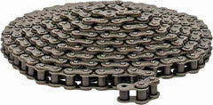 Browning - 1/2" Pitch, ANSI 40, Single Strand Roller Chain - Chain No. 40, 10 Ft. Long, 5/16" Roller Diam, 5/16" Roller Width - All Tool & Supply