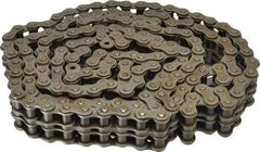 Browning - 3/4" Pitch, ANSI 60-2, Double Strand Roller Chain - Chain No. 60-2, 10 Ft. Long, 15/32" Roller Diam, 1/2" Roller Width - All Tool & Supply