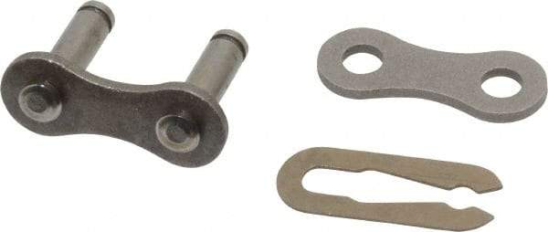 Browning - 1/2" Pitch, ANSI 41, Spring Type Roller Chain Connecting Link - For Use with Single Strand Chain - All Tool & Supply