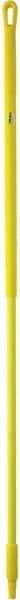 Vikan - 59 x 1-1/4" Fiberglass Squeegee Handle - European Threaded Connection, Yellow - All Tool & Supply