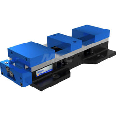 Self-Centering Vise: 6″ Jaw Width, 3-3/4″ Max Jaw Opening Hydraulic, 20″ OAL, 10″ OAW, 4.82″ OAH