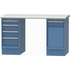 LISTA - Stationary Work Benches, Tables Type: Workstation Top Material: Plastic Laminate - All Tool & Supply