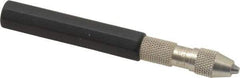 Starrett - 5" Long, 0.062" Capacity, Pin Vise - 5" Long, 1/2" Body Diam 0.03" Min Capacity - All Tool & Supply