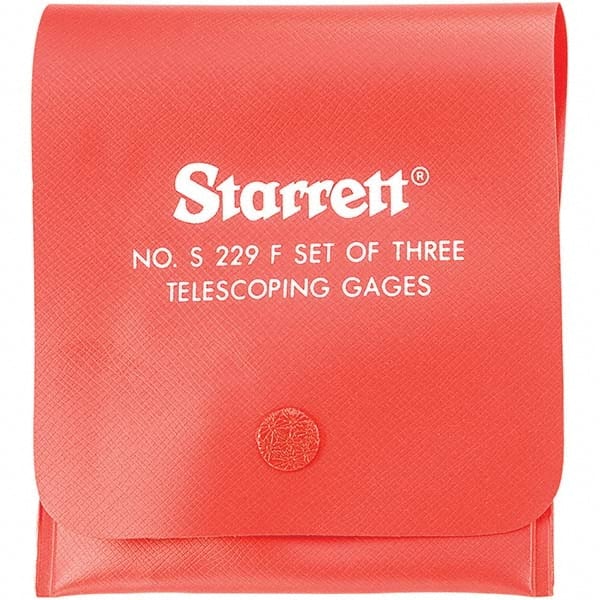 Starrett - Bore Gage Accessories Type: Case Minimum Measurement (Decimal Inch): 0.5000 - All Tool & Supply