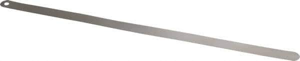 Starrett - 0.04mm Thick x 1/2 Inch Wide x 300mm Leaf Length, Parallel Feeler Gage - Tempered Steel - All Tool & Supply