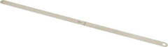 Starrett - 0.15mm Thick x 1/2 Inch Wide x 300mm Leaf Length, Parallel Feeler Gage - Tempered Steel - All Tool & Supply