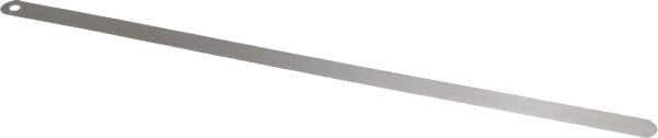 Starrett - 0.2mm Thick x 1/2 Inch Wide x 300mm Leaf Length, Parallel Feeler Gage - Tempered Steel - All Tool & Supply