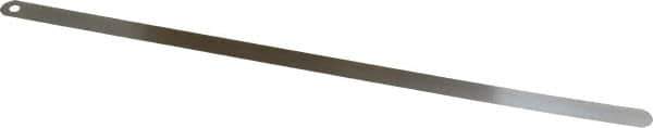 Starrett - 0.3mm Thick x 1/2 Inch Wide x 300mm Leaf Length, Parallel Feeler Gage - Tempered Steel - All Tool & Supply