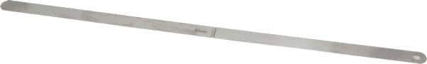 Starrett - 0.45mm Thick x 1/2 Inch Wide x 300mm Leaf Length, Parallel Feeler Gage - Tempered Steel - All Tool & Supply