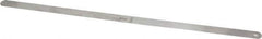 Starrett - 0.45mm Thick x 1/2 Inch Wide x 300mm Leaf Length, Parallel Feeler Gage - Tempered Steel - All Tool & Supply