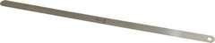 Starrett - 0.5mm Thick x 1/2 Inch Wide x 300mm Leaf Length, Parallel Feeler Gage - Tempered Steel - All Tool & Supply