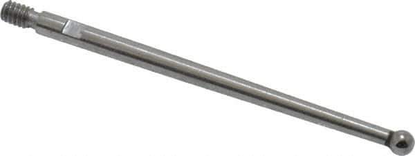 Starrett - 2mm Ball Diam, Carbide, Ball Test Indicator Contact Point - 1-5/16" Contact Point Length, Use with Starrett 811 & 811M Dial Test Indicators - All Tool & Supply