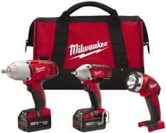 Milwaukee Tool - 18 Volt Cordless Tool Combination Kit - All Tool & Supply