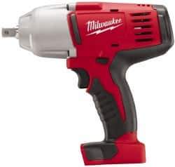 Milwaukee Tool - 1/2" Drive 18 Volt Pistol Grip Cordless Impact Wrench & Ratchet - 0 to 1,900 RPM, 0 to 2,200 BPM, 450 Ft/Lb Torque, Lithium-Ion Batteries Not Included - All Tool & Supply