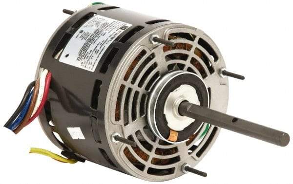 US Motors - 1/3 hp, ODP Enclosure, Auto Thermal Protection, 1,075 RPM, 208-230 Volt, 60 Hz, Industrial Electric AC/DC Motor - Size 48 Frame, Hub/Stud Mount, 3 Speed, Sleeve Bearings, 2.0 Full Load Amps, A Class Insulation, CCW Lead End - All Tool & Supply