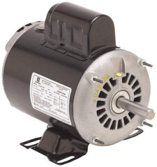 US Motors - 2 hp, ODP Enclosure, Auto Thermal Protection, 1,740 RPM, 115/230 Volt, 60 Hz, Single Phase Capacitor Start-Cap Run Motor - Size 56H Frame, Rigid Mount, 1 Speed, Ball Bearings, 19.4/9.7 Full Load Amps, B Class Insulation, Reversible - All Tool & Supply