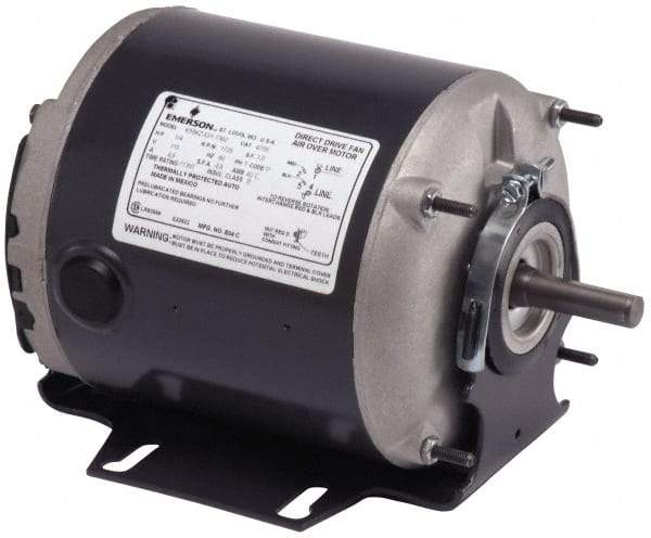 US Motors - 1/4 hp, TEAO Enclosure, No Thermal Protection, 1,140 RPM, 115 Volt, 60 Hz, Industrial Electric AC/DC Motor - Size 56 Frame, Cradle/Stud Mount, 1 Speed, Sleeve Bearings, 6.0 Full Load Amps, A Class Insulation, Reversible - All Tool & Supply