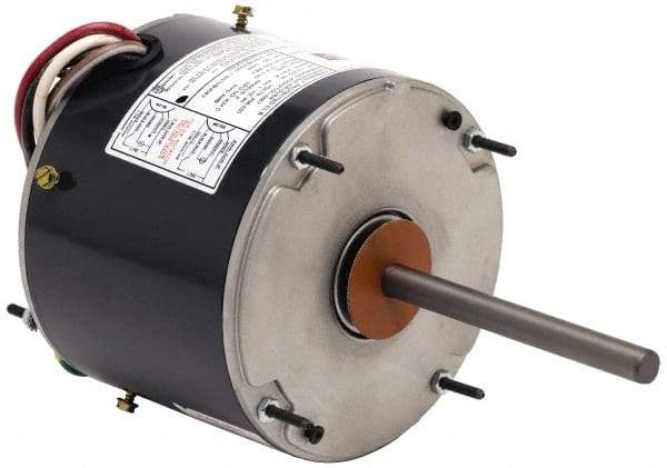 US Motors - 1/3 hp, TEAO Enclosure, Auto Thermal Protection, 825 RPM, 208-230 Volt, 60 Hz, Single Phase Permanent Split Capacitor (PSC) Motor - Size 48Y Frame, Stud Mount, 2 Speed, Ball Bearings, 1.9/1.2 Full Load Amps, B Class Insulation, Reversible - All Tool & Supply