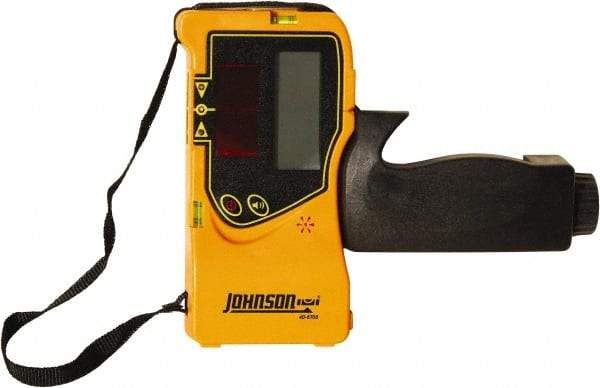 Johnson Level & Tool - Laser Level 9 V Battery, Laser Detector - Use With Line Generated Lasers - All Tool & Supply