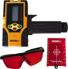 Johnson Level & Tool - Laser Level 9 V Battery, Laser Detector - Use With Red Beam Rotary Laser - All Tool & Supply