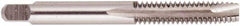 Regal Cutting Tools - 7/16-14 UNC, 3 Flute, Bright Finish, Solid Carbide Spiral Point Tap - Bottoming Chamfer, Right Hand Thread, 3-5/32" OAL, 1-7/16" Thread Length, 0.323" Shank Diam, 3B Class of Fit - Exact Industrial Supply