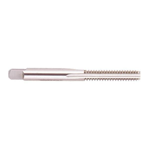 Regal Cutting Tools - #10-32 UNF 2B 4 Flute Bright Finish Solid Carbide Straight Flute Standard Hand Tap - Bottoming, Right Hand Thread, 2-3/8" OAL, 7/8" Thread Length, H3 Limit, Oversize - Exact Industrial Supply