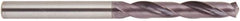 National Twist Drill - 3/16" 140° Solid Carbide Jobber Drill - AlTiN Finish, Right Hand Cut, Spiral Flute, Straight Shank, 2-7/16" OAL - All Tool & Supply