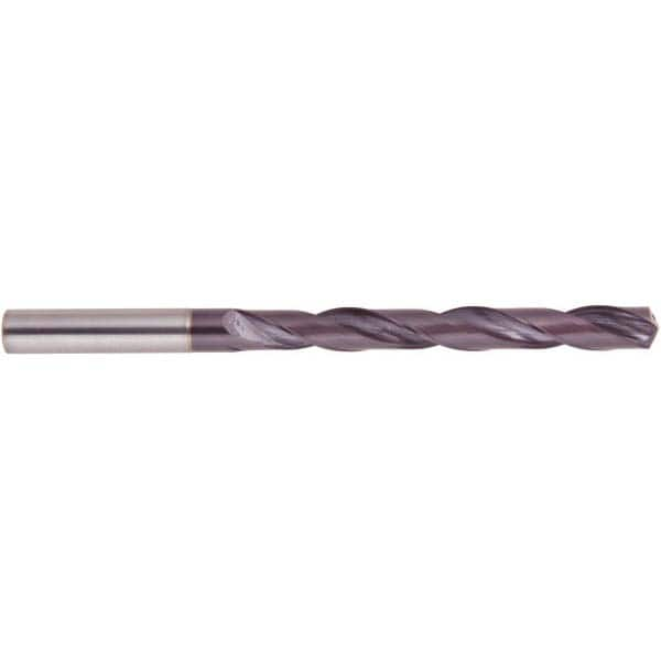 National Twist Drill - 11.2mm 140° Spiral Flute Solid Carbide Taper Length Drill Bit - All Tool & Supply