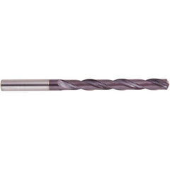 National Twist Drill - 11.4mm 140° Spiral Flute Solid Carbide Taper Length Drill Bit - All Tool & Supply