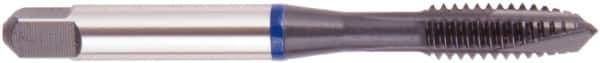 Regal Cutting Tools - M20x2.50 Metric, 3 Flute, Oxide Finish, Vanadium High Speed Steel Spiral Point Tap - Plug Chamfer, Right Hand Thread, 4-15/32" OAL, 0.652" Shank Diam, 6H Class of Fit, Series Triple Crown - Exact Industrial Supply