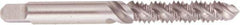 Regal Cutting Tools - 1-8 UNC 4 Flute Plug Spiral Flute Tap - High Speed Steel, Bright Finish, 5-1/8" OAL, Right Hand Flute, Right Hand Thread, H3 - All Tool & Supply