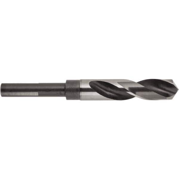 National Twist Drill - 1-3/16" Drill, 118° Point, High Speed Steel Silver Deming & Reduced Shank Drill Bit - All Tool & Supply