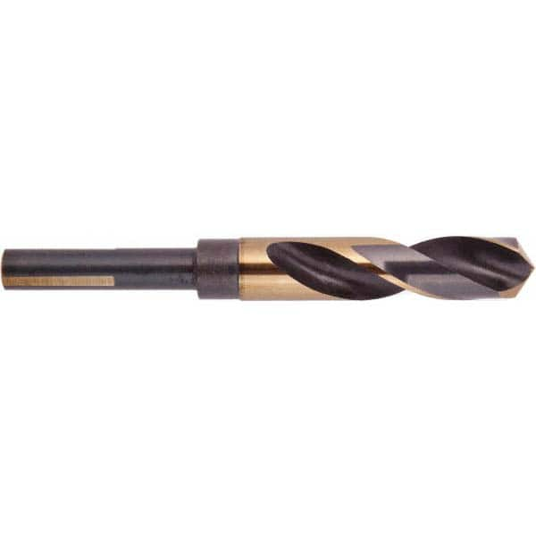 National Twist Drill - 33/64" Drill, 118° Point, High Speed Steel Silver Deming & Reduced Shank Drill Bit - All Tool & Supply