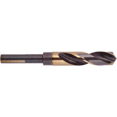 National Twist Drill - 37/64" Drill, 118° Point, High Speed Steel Silver Deming & Reduced Shank Drill Bit - All Tool & Supply