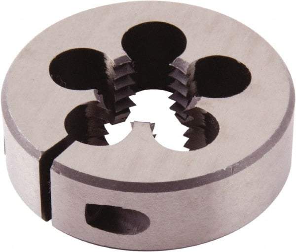 Regal Cutting Tools - 5/8-32 UNS Thread, 1-1/2" Outside Diam High Speed Steel Round Die - 1/2" Thick, Right Hand Thread, Adjustable - Exact Industrial Supply