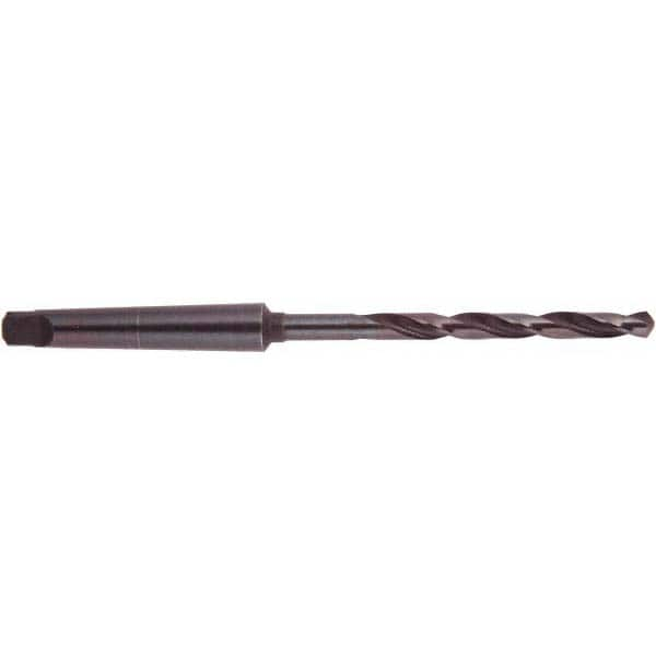 National Twist Drill - 1-19/32", 5MT 118° Point High Speed Steel Taper Shank Drill Bit - All Tool & Supply