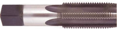 Regal Cutting Tools - 1-1/4 - 8 UNS 4 Flute Bright Finish High Speed Steel Straight Flute Standard Hand Tap - Bottoming, Right Hand Thread, 5-3/4" OAL, 2-9/16" Thread Length, H5 Limit, Oversize - Exact Industrial Supply