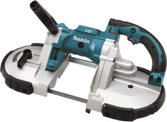 Makita - 18 Volt, 44-7/8" Blade, 530 SFPM Cordless Portable Bandsaw - 4-3/4" (Round) & 4-3/4 x 4-3/4" (Rectangle) Cutting Capacity, Lithium-Ion Battery Not Included - All Tool & Supply