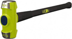 Wilton - 14 Lb Head, 36" Long Sledge Hammer - Steel Head, Steel Handle with Grip - All Tool & Supply