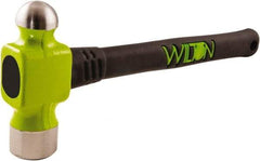 Wilton - Drop Forged Steel Ball Pein Hammer - Steel Handle with Grip, 14" OAL - All Tool & Supply