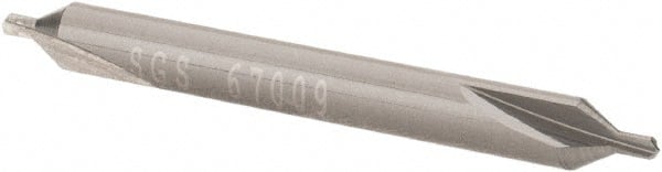 SGS - Metric Plain Cut 60° Incl Angle Solid Carbide Combo Drill & Countersink - All Tool & Supply